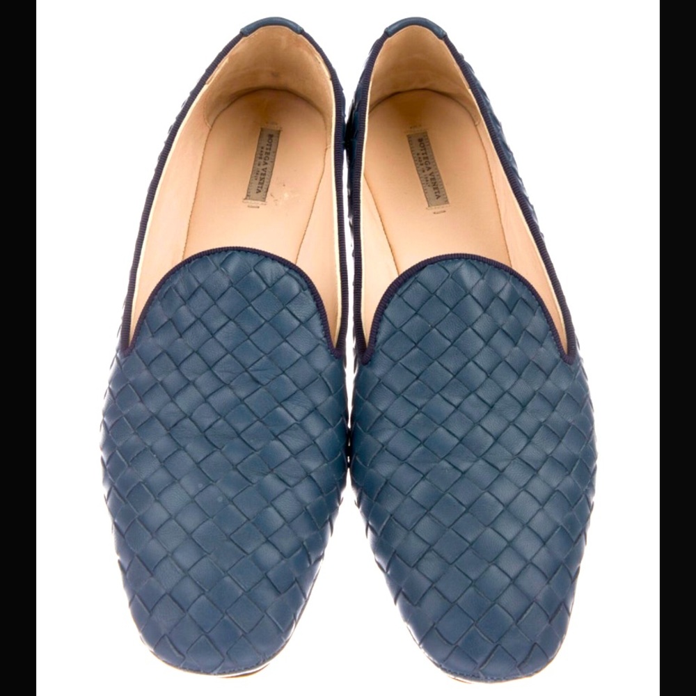 Women’s Bottega Veneta Intrecciato leather loafers